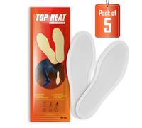 Top Heat Foot Warmers - 5 Pairs - 8 Hours Warm Foot - Air Activated - Instan - 100% Natural Heat - Medium (39-41)