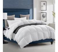 Top Home Solutions Luxury Hotel Quality Goose - Duck Feather & Down Duvet Quilt Warm Bedding - 3D Baffle Design - Comfy Breathable Quilt Bedding (13.5, King (U.K. Standard))