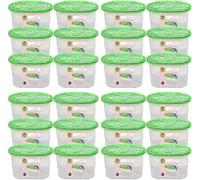 Top Home Solutions® Scented Interior Dehumidifiers Disposable Pack of 24 - Moisture Absorber 500 ml for Bedroom, Bathroom, Wardrobe, Kitchen, Caravan, Office