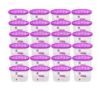 Top Home Solutions® Scented Interior Dehumidifiers Disposable Pack of 24 - Moisture Absorber 500 ml for Bedroom, Bathroom, Wardrobe, Kitchen, Caravan, Office