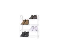 Top Home SolutionsÂ 4 Tier Shoe Rack - Free Standing Shoes Storage Organizer for 12 Pairs, Space Saving, Tool Free Assembly, Heavy Duty Shoe Rack for