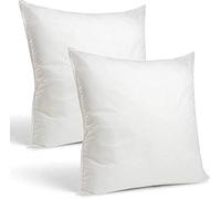 Top Homewares 100% Hollowfibre Scatter Cushion Pad Cover Insert Filler Inner Pads, Pack of 2 (18'' x 18'')