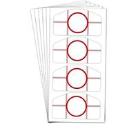 Top Label Golf Driver Impact Tape Labels,240 Pcs Golf Impact Stickers for Swing Training Irons and Woods