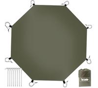 Top Lander Tipi Hot Tent 1 Person Tent (Octagonal Mat for Tipi Tent, 320x320cm)