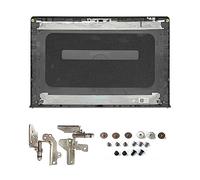 Top Lid LCD Back Cover 0DWRHJ + Screen Hinge Hinges Compatible with Dell Vostro 15 3510 3511 3515 3520 3525 Laptop