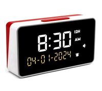 Top Life Talking Clock US English - Extra Loud Time and Date - for Elderly, Dementia, Hearing or Visually Impaired Seniors - Easy to Use Speaking Clock, US English