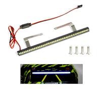 Top Light for Arrma 6S 1/7 Mojave EXB V2 V1,w/Three-Channel Control Module | Led Light Runs on 5-7.4 V Durable Light Lamp Upgrade Set,RC LED Light Set Lamp Bar for Arrma(Aluminum top light)