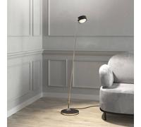 Top Light Puk! 120 Floor LED clear/matt lenses, black/chrome