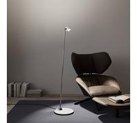 Top Light Puk! 80 Floor LED clear/matt lenses, white/chrome