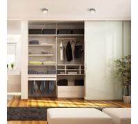 Top Light Puk Meg Maxx Plus ceiling lamp, matt chrome, G9