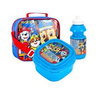 Top Linen Kids Insulated Lunch Bag Set - 3pcs Children Travelling Food Box Set Includes Insulated Bag, Sandwich Box, & Bottle - BPA Free - Blue Paw Patrol Keep It Up Lunch Box