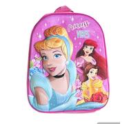 Top Linen (NW) Ltd Children Cartoon Official Character Backpack For School - Lightweight Rucksack Travel Backpack Kids - 3D Disney Princess (Princess Vibes) Back Pack
