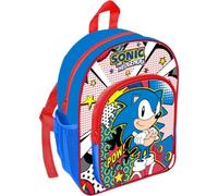 Top Linen (NW) Ltd Children Cartoon Official Character Backpack For School - Lightweight Rucksack Travel Backpack Kids - Deluxe Sonic The Hedgehog Back Pack