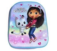 Top Linen (NW) Ltd Children Cartoon Official Character Backpack For School - Lightweight Rucksack Travel Backpack Kids - 3D Gabby's Dollhouse Back Pack