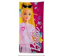 Top Linen (NW) Ltd Kids Character Beach Towel - 100% Polyester - Soft & Absorbent - Ideal for Holidays, Swimming & Bath Time (Barbie)