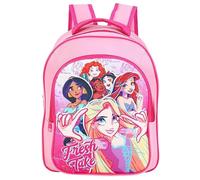 Top Linen (NW) Ltd Kids Character Deluxe Backpack (37cm) - Durable, Adjustable, Fun & Colorful - Perfect for School, Travel, and Outdoor Adventures - Ideal for Boys & Girls (Disney Princess)