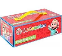 Top Linen (NW) Ltd kids Characters 52 pieces Colouring Art Case Childrens Stationery Set With Watercolour Pencils Toy Gift (Comolen)