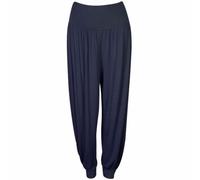 Top Linen (NW) Ltd Ladies Harem Trousers for Women, Ladies & Girls - ALI Baba Long Pants for Causal & Party Wearing - Stretchy & Full Length Legging - Made in UK (Navy ALI Baba, XX-Large)