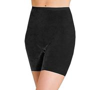 Top Linen (NW) Ltd Ladies Thermal Pantee - Warm Winter Underwear Shorts - Soft Girl Bloomer Knicker Pants - Made in UK (Black - Large)