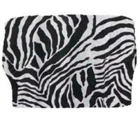 Top Linen (NW) Ltd Women Bandeau Bra Crop - Comfortable Strapless Boob Tube for Girls, Women - Sexy Stretchy Wrapped Breast Bra - Made in UK (Bra Crop Top Zebra Print, S/M)