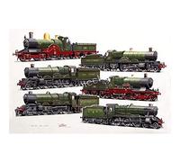 Top Link GWR Trains West Coast Duties Nostalgic Iconic Steam Train Metal Sign