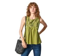 Top Lisle - female - Pepe Jeans - Sleeveless Tops - Green - L - Tops L