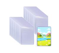 Top loaders Clear Hard Card 35pt Sleeves Compatible with Pokemon, 3" x 4" Thick Rigid Hard Card Sleeves for Baseball, Football, MTG, Yugioh(25 Pack)