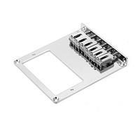 Top-loading Chrome 6 String Fixed Hardtail Guitar Bridge for Telecaster Accessory