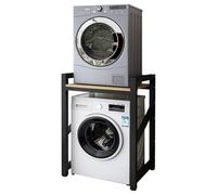 Top Loading Washer and Dryer Stacking Kit - Width & Height Adjustable Stand, Creates Space, No Drilling, Laundry Organisation