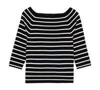 Top Marinière Silk and Cashmere Black S