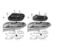 Top Master Topcase Fitting, black