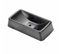 TOP-MAX 1 Pc Jockey Wheel Dock, Heavy Duty Rubber Jack Wheel Chock Stabiliser for Caravan Trailer Boat (Prevents Sinking, Anti-Slip)