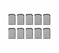 TOP-MAX 10Pcs Black 30 * 40cm Media Bags for Aquarium Fine Mesh Bag Reusable Aquarium Filter Media Bags with Zipper Suitable for Activated Carbon, Filter Stones, Ceramic Rings