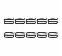 TOP-MAX 10Pcs Quick Release Adjustment Buckles, Webbing Connecting Clips, Backpack Strap Buckle for Camping, Climbing, Hiking(F)