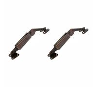 TOP-MAX 2 Pack Spring Lid Support Hinges for Cabinets, Heavy Duty Foldable Safety Support Hinge Lift Up Stay Hinge for Chest, Toy Boxes, Mid Arm, Slotted Shell