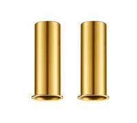 TOP-MAX 2 Pcs Boat Drain Tubes, 3 x 1 Inch Brass Boat Drain Plug for Pipes for Transom Baitwell, Livewell, Splashwell, 15/16 Inch ID