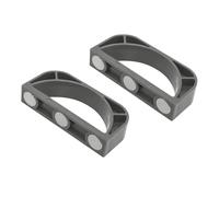 TOP-MAX 2 Pcs Gray Magnetic Ice Maker Scoop Holder Compatible with GE Opal Nugget 1.0 & 2.0, Durable ABS Organizer with Strong Magnet for Fridge & Freezer Surface