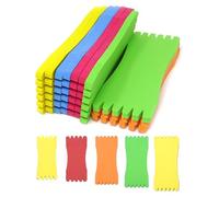 TOP-MAX 20 PCS Foam Sponge Wrapped Wire, 180x65 Foam Spool Boards Plate, Tangle-Free Storage for Leader Lines & Sea Fishing Traces, Portable Gear Tool (Random Colors)