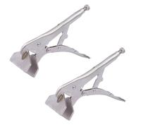 TOP-MAX 2Pcs 24cm Locking Sheet Metal Clamp with Adjustable Locking Design Heavy Duty Carbon Steel Welding Plier for Bending, Forming & Crimping