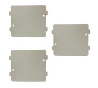 TOP-MAX 3 Pcs Microwave Oven Mica Plate Waveguide Cover, 118x100mm Heat Insulation, Compatible with GEMicrowave, Ensures Even Food Heating