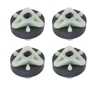 TOP-MAX 4Pc Set Metal Core Motor Coupling Kit Compatible with Whirlpool, Kenmore and More Washers, 285753A Direct Drive Replacement Includes Motor Coupling & Isolator