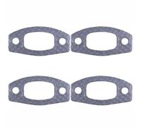 TOP-MAX 4Pcs Metal Muffler Exhaust Silencer Gasket Compatible with Husqvarna50 51 55 55EU1 55 Rancher Chainsaw for Engine Maintenance