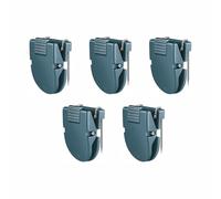 TOP-MAX 5pcs Cubicle Clips for Fabric Walls Office Wall Hook Dark Blue