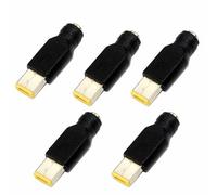TOP-MAX 5Pcs DC Power Connector Adapter, 5.5x2.1mm Female Barrel Jack Compatible with LenovoLaptop Rectangular Power Connector