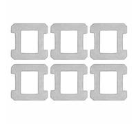 TOP-MAX 6PCS Window Robot Cleaning Rag, Grey Microfibre Cleaning Cloth Compatible with Winbot W1/W1 Pro/W2 Omni, Strong Absorption Wiping Pads for Removing Dust & Water Marks