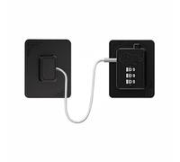 TOP-MAX Adhesive Child Safety Cabinet Lock, 3-Digit Digital Password Fridge Lock for Refrigerator, Drawer, Window, Oven (Black)