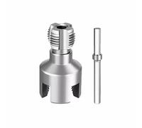 TOP-MAX Carbon Steel Integrated Internal & External Pipe Threading Tool, Dual-Function Threader for 3/4" Pipes for Home & Industrial Plumbing Repair