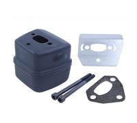 TOP-MAX Exhaust Muffler Bolt Heat Shield Gasket Kit Replacement Part Compatible with Husqvarna 142, 137, 136, 141, 36 and 41 Chainsaw (OE：545006044)