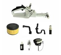 TOP-MAX Rear Handle Fuel Tank Assembly 1143 350 0825 Compatible with STIHL MS231 MS251 MS251C Chainsaw, Includes Air Filter Spark Plug Fuel Hose Tank Cap Impulse Pipe Filter Spare Parts