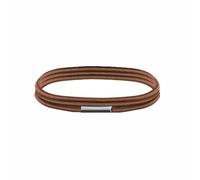 TOP-MAX Trash Can Band High-Elasticity Rubber Trash Can Strap for Home Office School Kitchen Secure Bag Holder In Multiple Colours (Coffee)